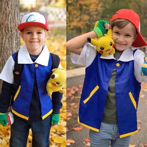 ash pokemon trainer costume|pokemon ashlay ketchum girls dresses.